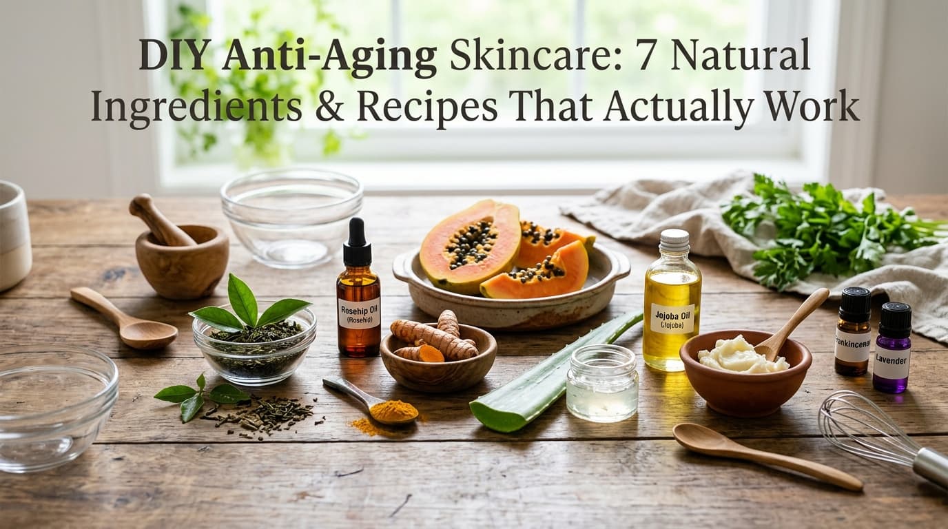 DIY Anti-Aging Skincare: 7 Natural Ingredients & Recipes That Actually Work
